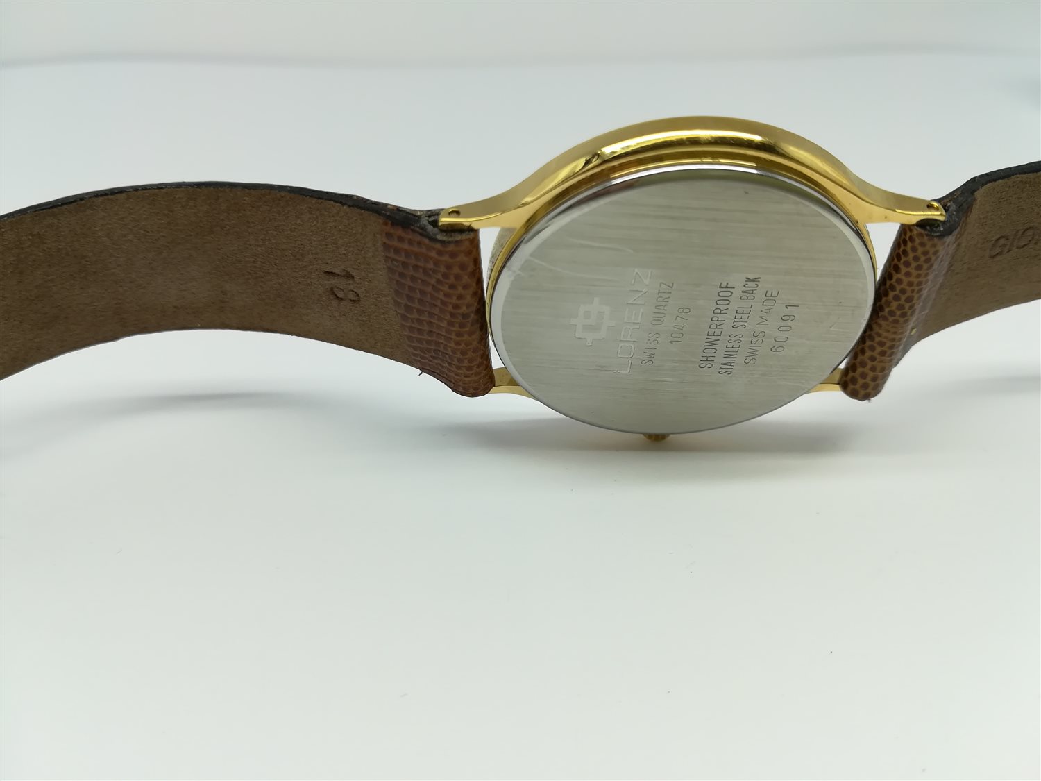 Orologio stainless sale steel back oro